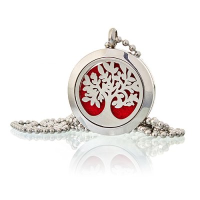 (image for) Aromatherapy Diffuser Necklace - Tree of Life 25mm