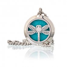 (image for) Aromatherapy Diffuser Necklace - Dragonfly 25mm