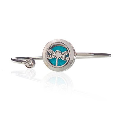 (image for) Aromatherapy Jewellery Crystal Bracelet - Dragonfly - 20mm