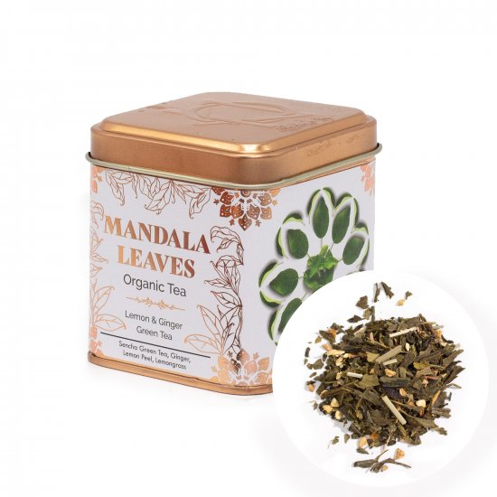 (image for) 50g Classic Green Tea with Lemon and Ginger