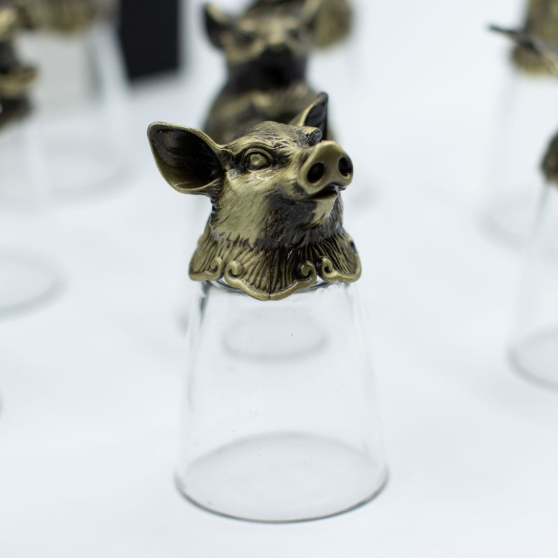 (image for) Gift Set of 12 Glasses (25ml) - Forest & Mystical Creatures