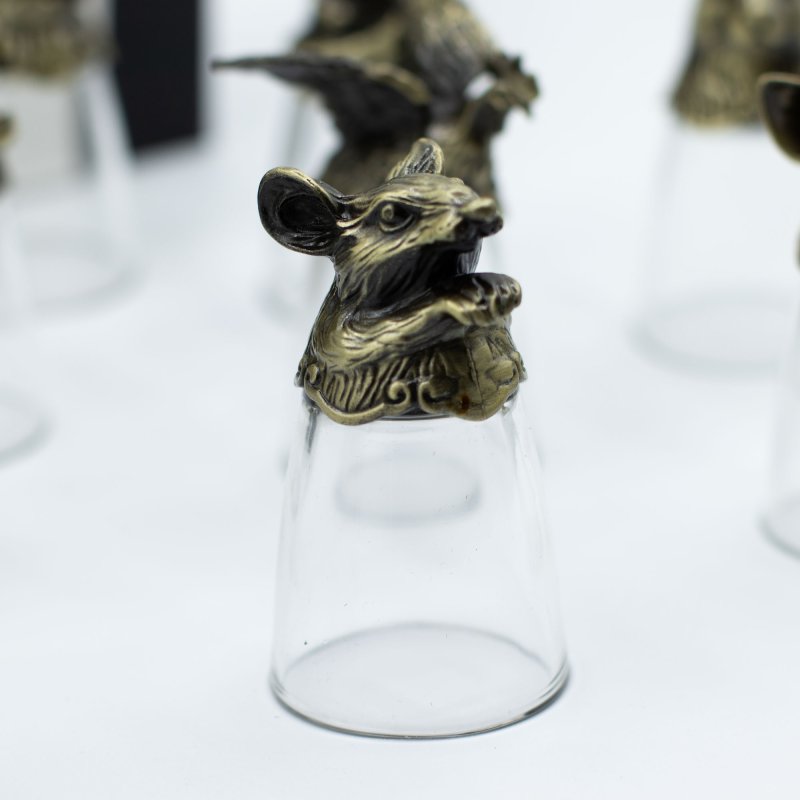 (image for) Gift Set of 12 Glasses (25ml) - Forest & Mystical Creatures