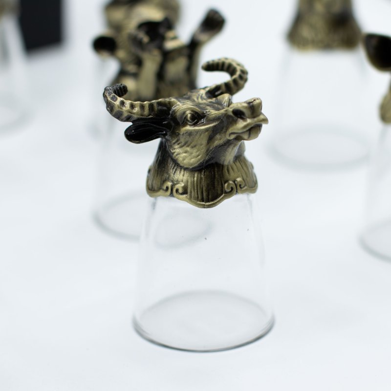 (image for) Gift Set of 12 Glasses (25ml) - Forest & Mystical Creatures