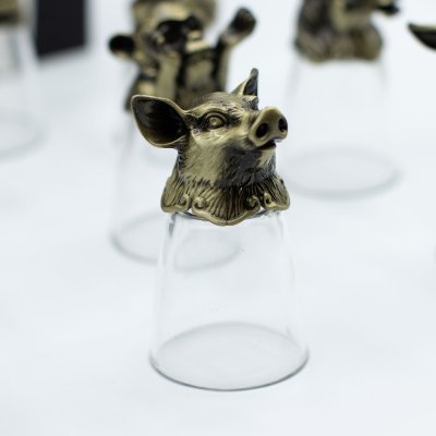 (image for) Gift Set of 12 Glasses (25ml) - Forest & Mystical Creatures