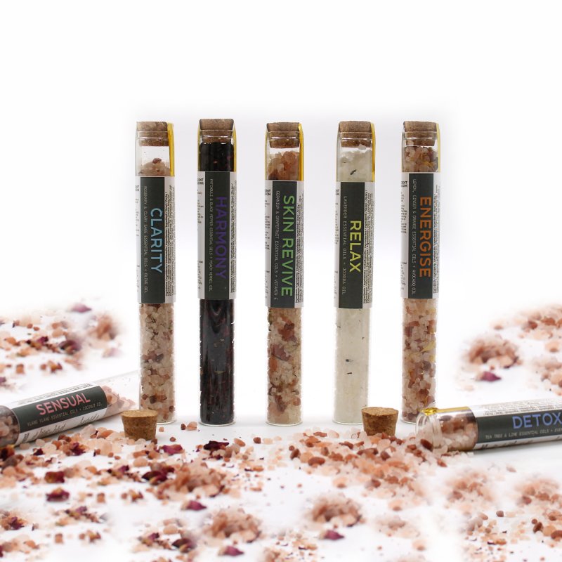 (image for) Bath Salts in Vials - Gift Pack of 7