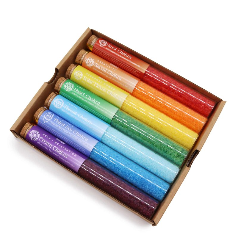 (image for) Chakra Bath Salt - Gift Pack of 7