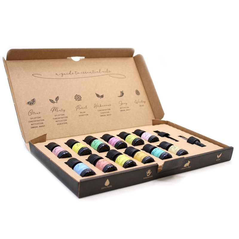 (image for) Aromatherapy Essential Oil Set - The Top 12