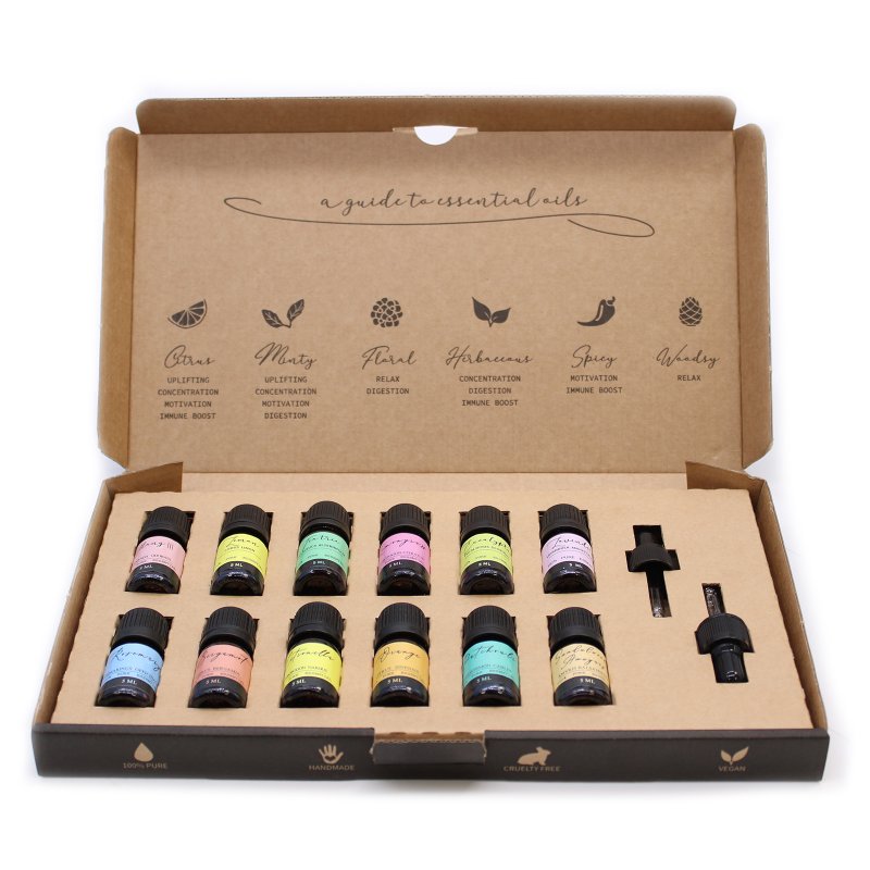 (image for) Aromatherapy Essential Oil Set - The Top 12