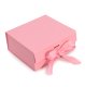 (image for) Flat Pack Gift Box - Medium Square (20x18.2x8cm) - Pink