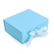 (image for) Flat Pack Gift Box - Medium Square (20x18.2x8cm) - Baby Blue