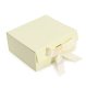 (image for) Flat Pack Gift Box - Medium Square (20x18.2x8cm) - Ivory