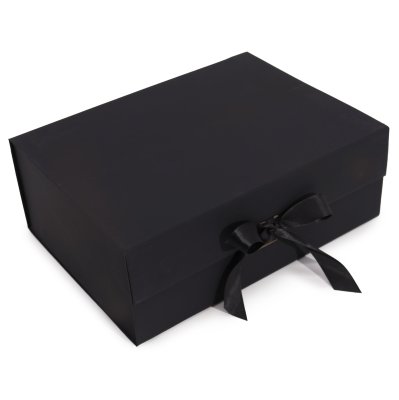 (image for) Flat Pack Gift Box - Extra Large (33x25x12cm) - Black