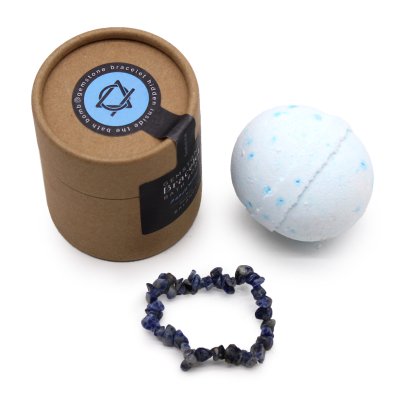 Sodalite Gem Bracelet Bath Bomb (image for) Sodalite Gem Bracelet Bath Bomb