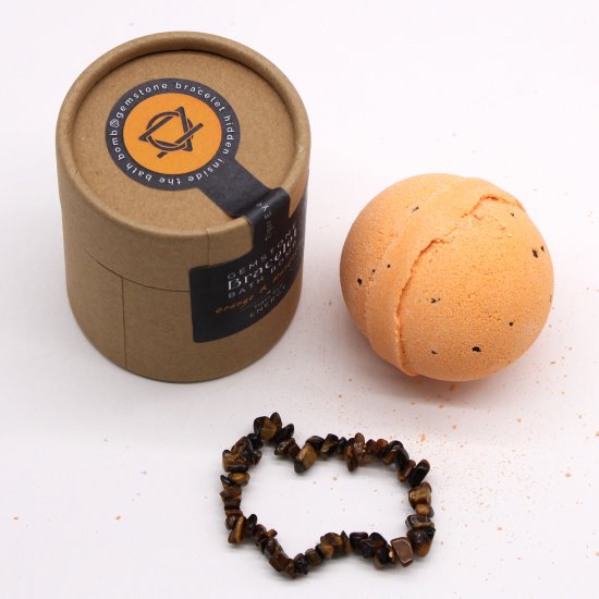 (image for) Tiger Eye Gem Bracelet Bath Bomb