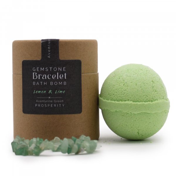 (image for) Green Aventurine Gem Bracelet Bath Bomb