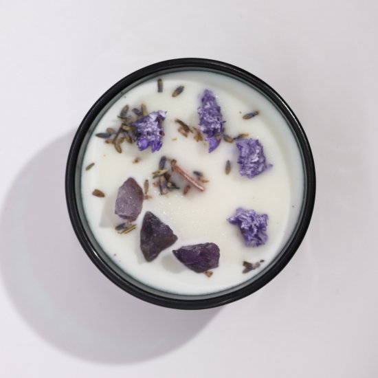 (image for) Hop Hare Crystal Magic Flower Candle - The Moon