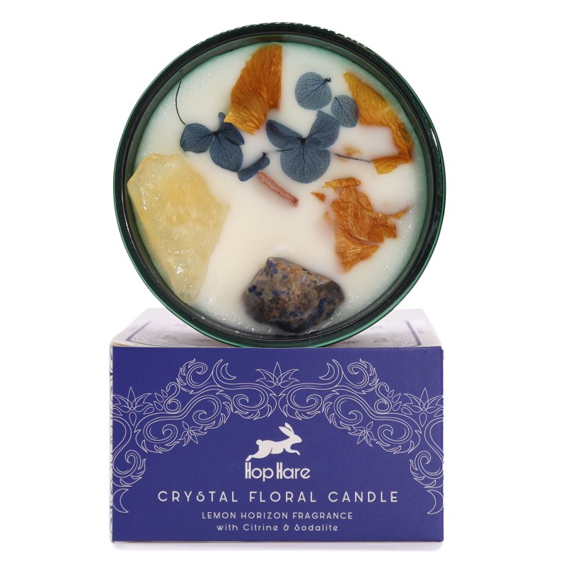 (image for) Hop Hare Crystal Magic Flower Candle - The Sun