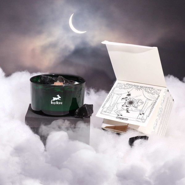 (image for) Hop Hare Crystal Magic Flower Candle - The Knight of Swords