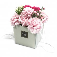 (image for) Soap Flower Bouquet - Pink Rose & Carnation