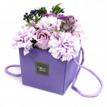 (image for) Soap Flower Bouquet - Lavender Rose & Carnation