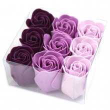 (image for) Set of 9 Soap Flower - Lavender Roses