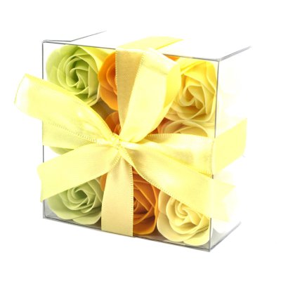 (image for) Set of 9 Soap Flowers- Spring Roses