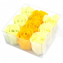(image for) Set of 9 Soap Flowers- Spring Roses