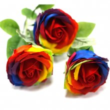 (image for) Luxury Soap Flower - Rainbow