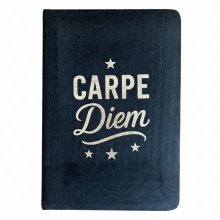 (image for) Black Velvet Notebook - 80 pages - Carpe Diem