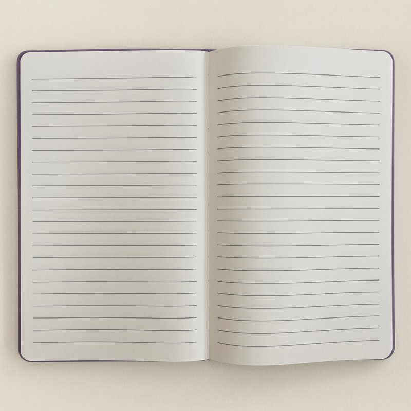 (image for) Purple Velvet Notebook - 80 pages - Create Magic