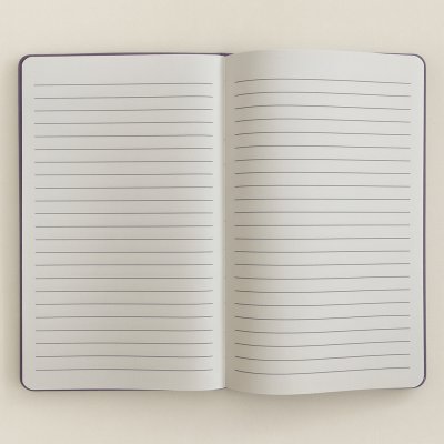 (image for) Lavender Velvet Notebook - 80 pages - Believe Yourself