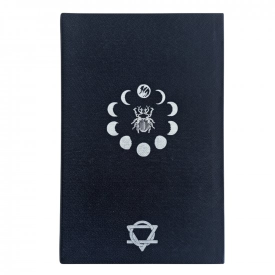 (image for) Black Gratitude Journal with Silver Lining - 120 pages - I am Thankful For