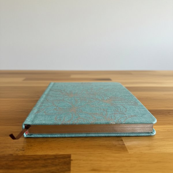 (image for) Blue Gratitude Journal with Silver Lining - 120 pages - I am Thankful For