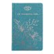 (image for) Blue Gratitude Journal with Silver Lining - 120 pages - I am Thankful For