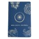 (image for) Midnight Blue Wellness Journal - 120 pages - Silver Zodiac