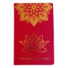 (image for) Red Wellness Journal - 120 pages - Golden Mandala and Lotus