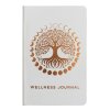 (image for) White Wellness Journal - 120 pages - Rose Gold Tree of Life