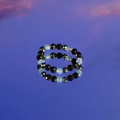 (image for) Nymph Spirit Gemstone Ring Set - Full Moon