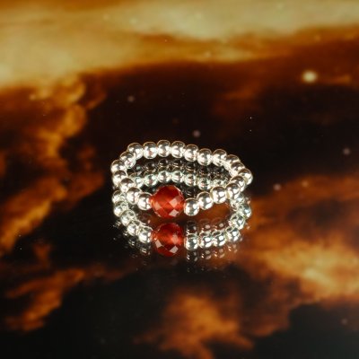(image for) Nymph Spirit Gemstone Ring Set - Love & Flame