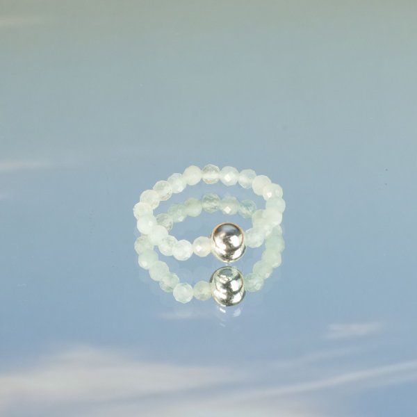 (image for) Nymph Spirit Gemstone Ring Set - Sea Sunset