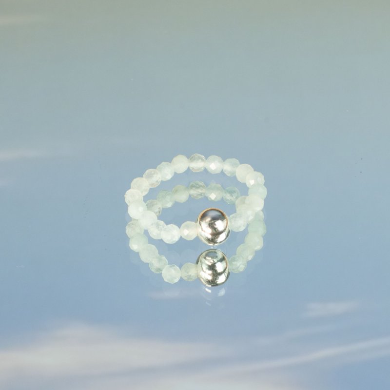 (image for) Nymph Spirit Gemstone Ring Set - Sea Sunset