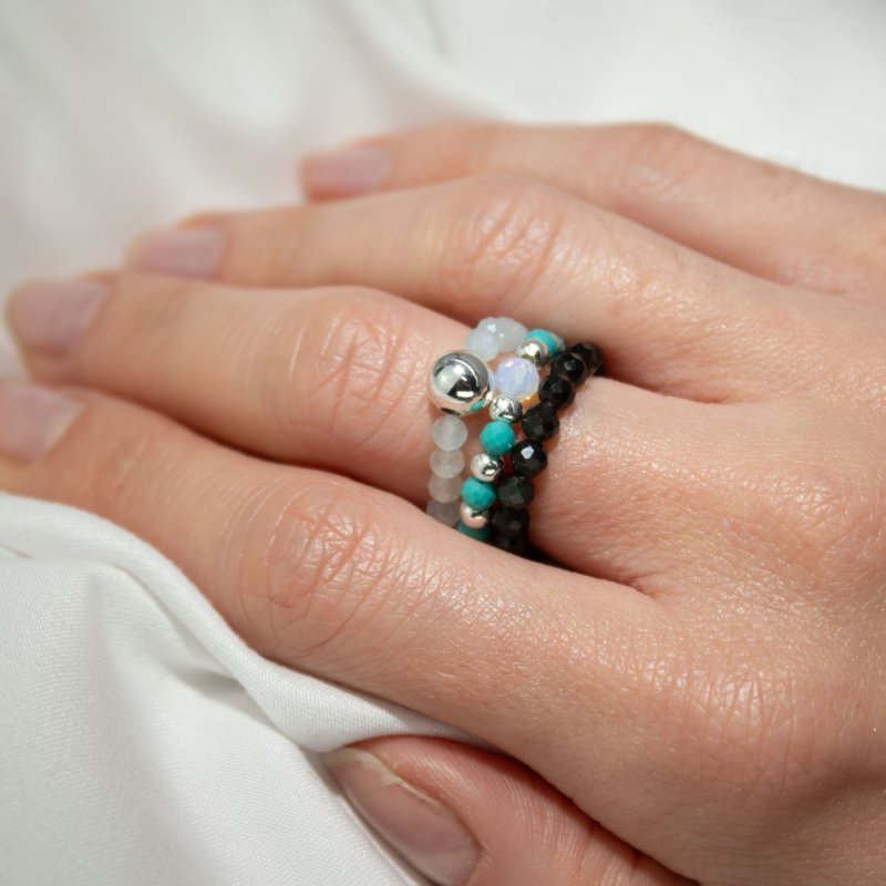 (image for) Nymph Spirit Gemstone Ring Set - Endless Ocean