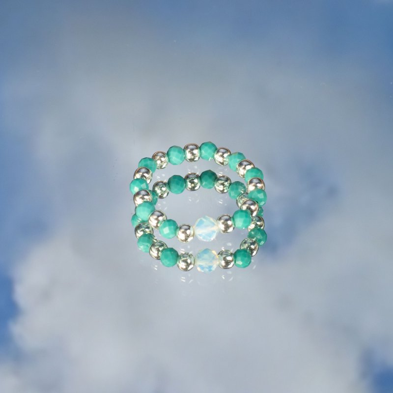 (image for) Nymph Spirit Gemstone Ring Set - Endless Ocean