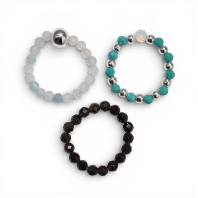 (image for) Nymph Spirit Gemstone Ring Set - Endless Ocean