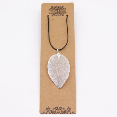 (image for) Necklace - Bravery Leaf - Silver