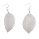 (image for) Earrings - Bravery Leaf - Silver