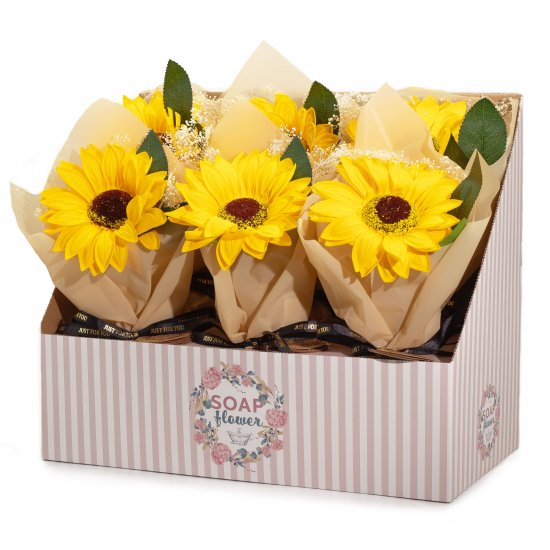 (image for) Soap Flower - Single Sunflower