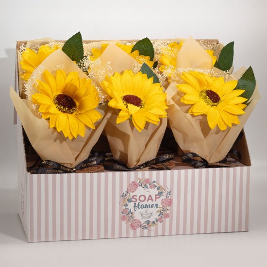 (image for) Soap Flower - Single Sunflower