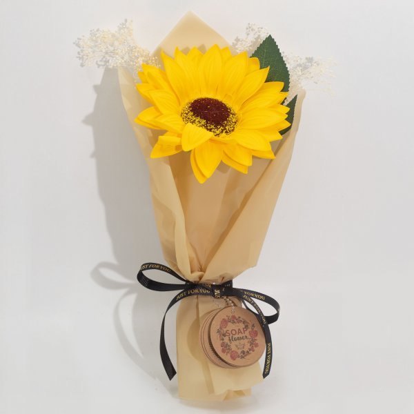 (image for) Soap Flower - Single Sunflower