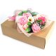 (image for) Boxed Hand Soap Flower Bouquet - Pink